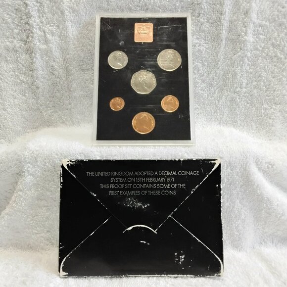 1971 The Decimal Coinage of G.B. and Northern Ireland Coin Set by.Royal Mint!! - Picture 2 of 2